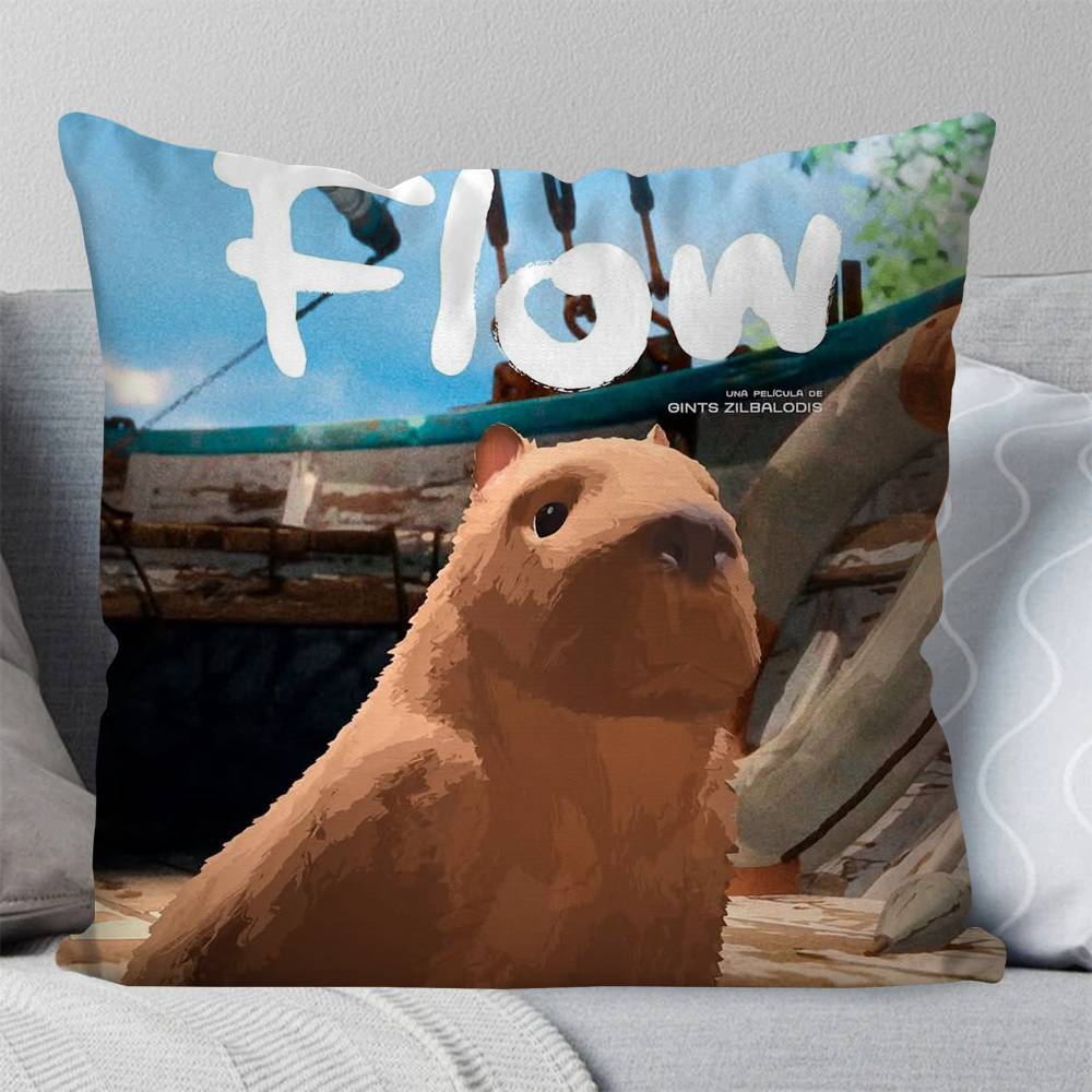 Cartoon Movie FFlow Pillow Case Fashion Square Pillowcase Bedroom Sofa Room Ins Decoration Leisure