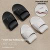 Portable Foldable EVA Slippers with Palm Design - Quick-Drying, Non-Slip Massage Sandals for Travel and Indoor Use