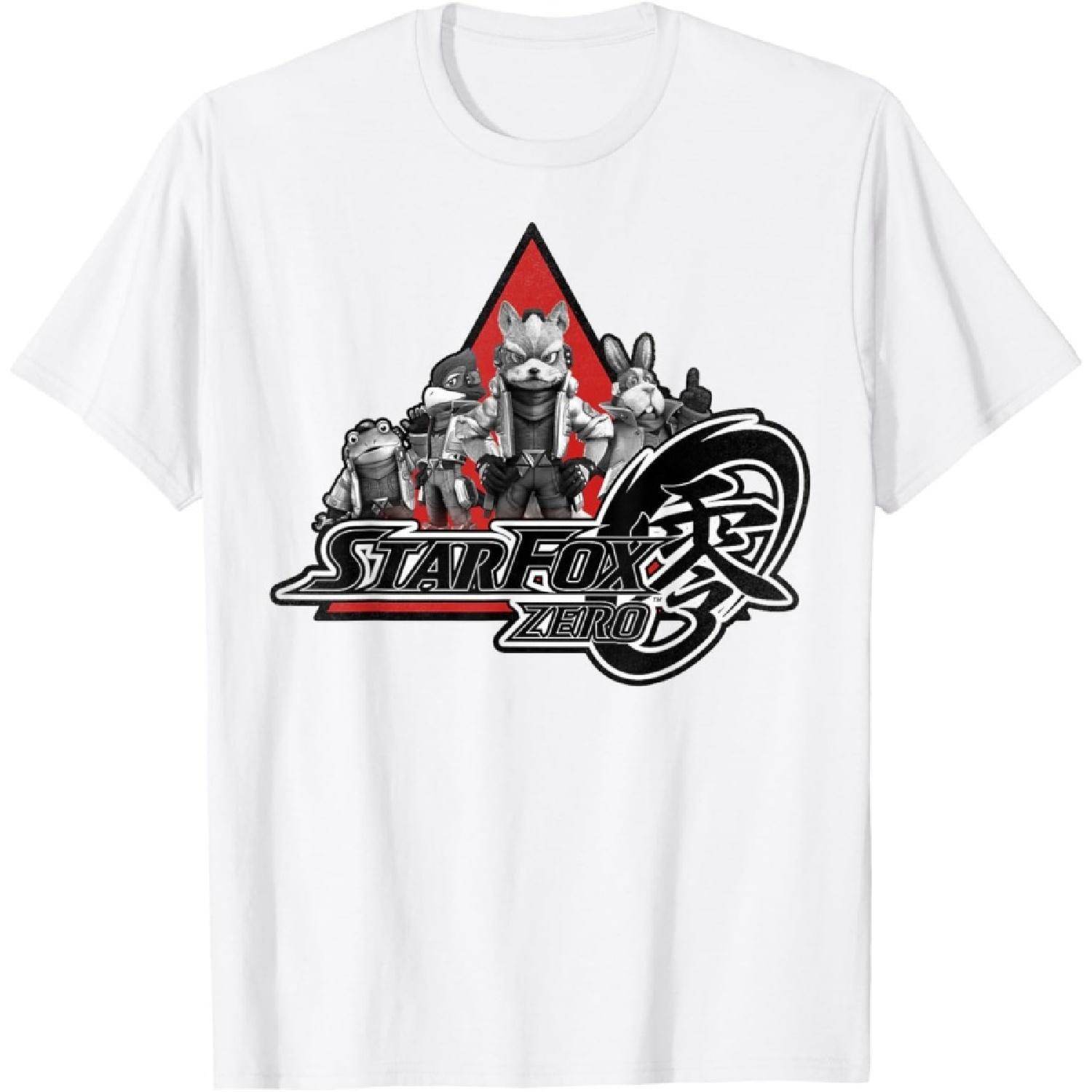 Nintendo Star Fox Zero Group Shot Of Four Graphic T-Shirt T-Shirt XXXXXL белый