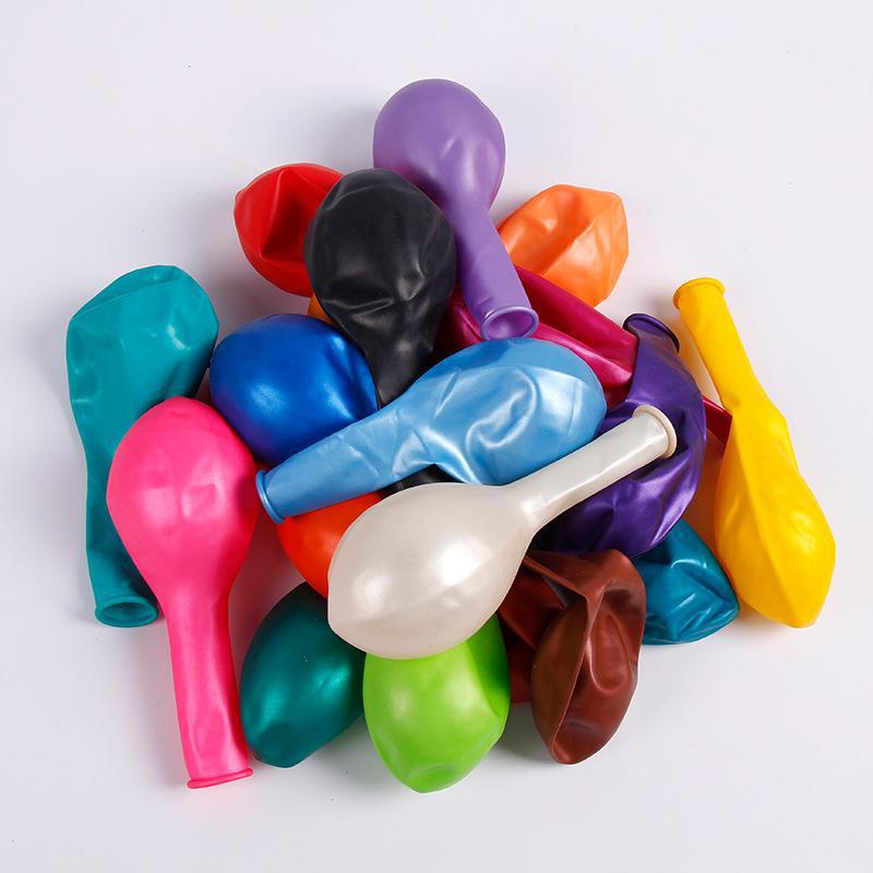 1.2G Pearl Balloons 100 Packs of Thickened Latex 10 Inch Wedding Decoration KTV Birthday Wedding Decoration Balloons 100pcs