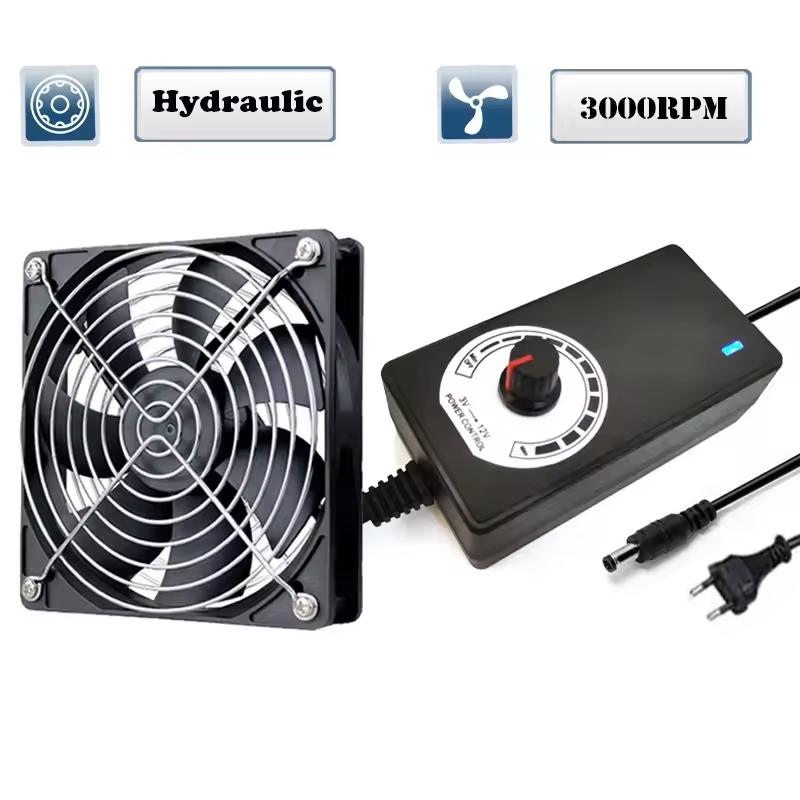 

Высокоскоростной 120-мм вентилятор для охлаждения ПК 3000 об/мин, с ШИМ-управлением для майнинг-фермы BTC, кулер для GPU VGA, радиатор для компьютерного корпуса EU&220 V