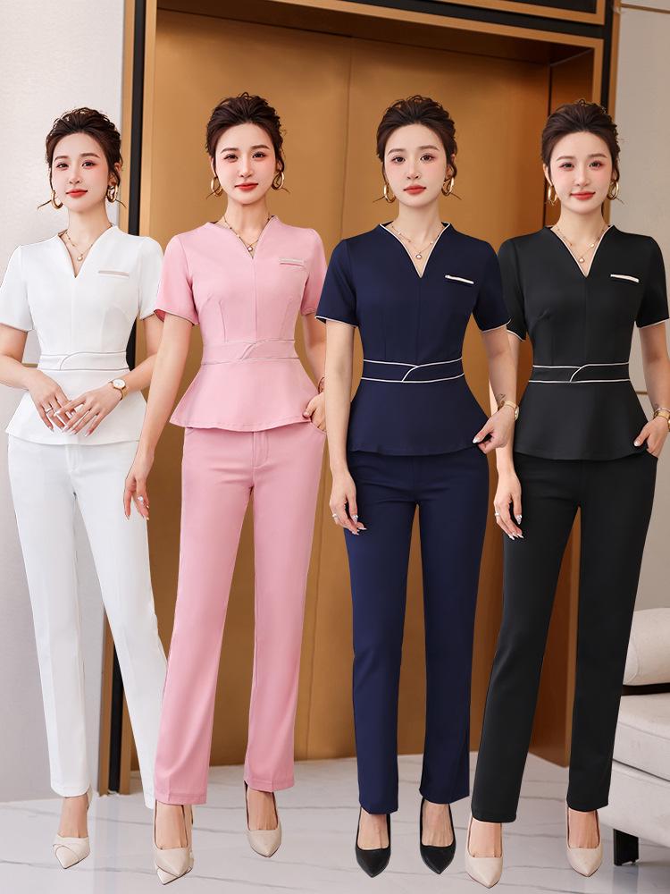 Women's Beautician & Massage Technician Summer Uniform Dress