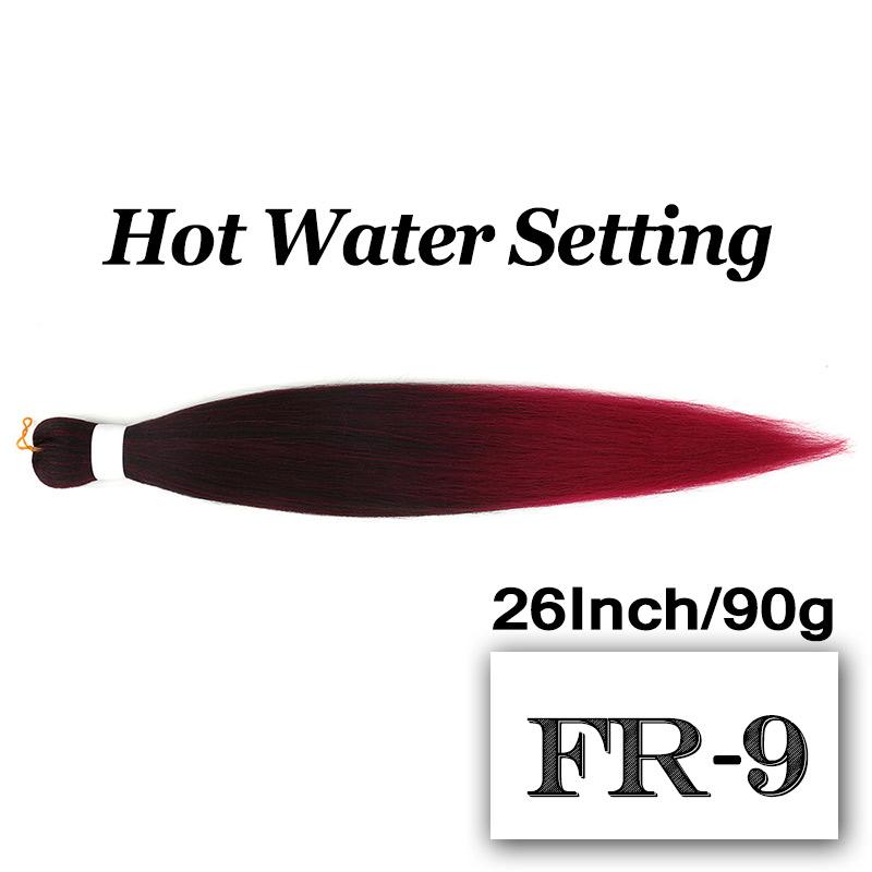 Braiding Hair Pre-stretched 26 Inch Hair Extensions for Afro Crochet Braids Synthetic Hair DIY Purple Pink Peach Red Jumbo Braid