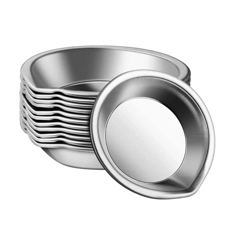 6 Pcs Small Round Paint Tray Painting Color Palette Paint Mixing Palette Tray Suitable for Mixing Various Pigments