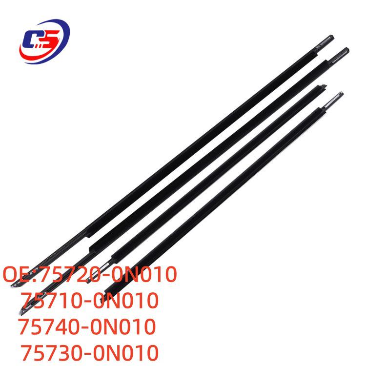 Toyota Crown 05-09 Electroplated Exterior Trim 75720-0N010 Sound Insulation Sealing Strip 75720-0N010