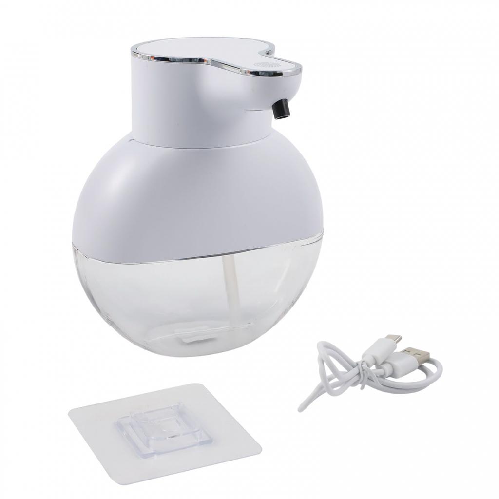 Dispenser Sapone Senza Contatto da Parete con Capacità 420ml per Facili Ricariche