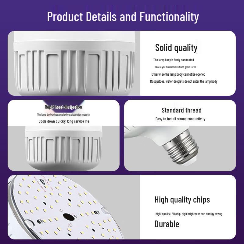 Saifanlu 100W E27 LED Light Bulb