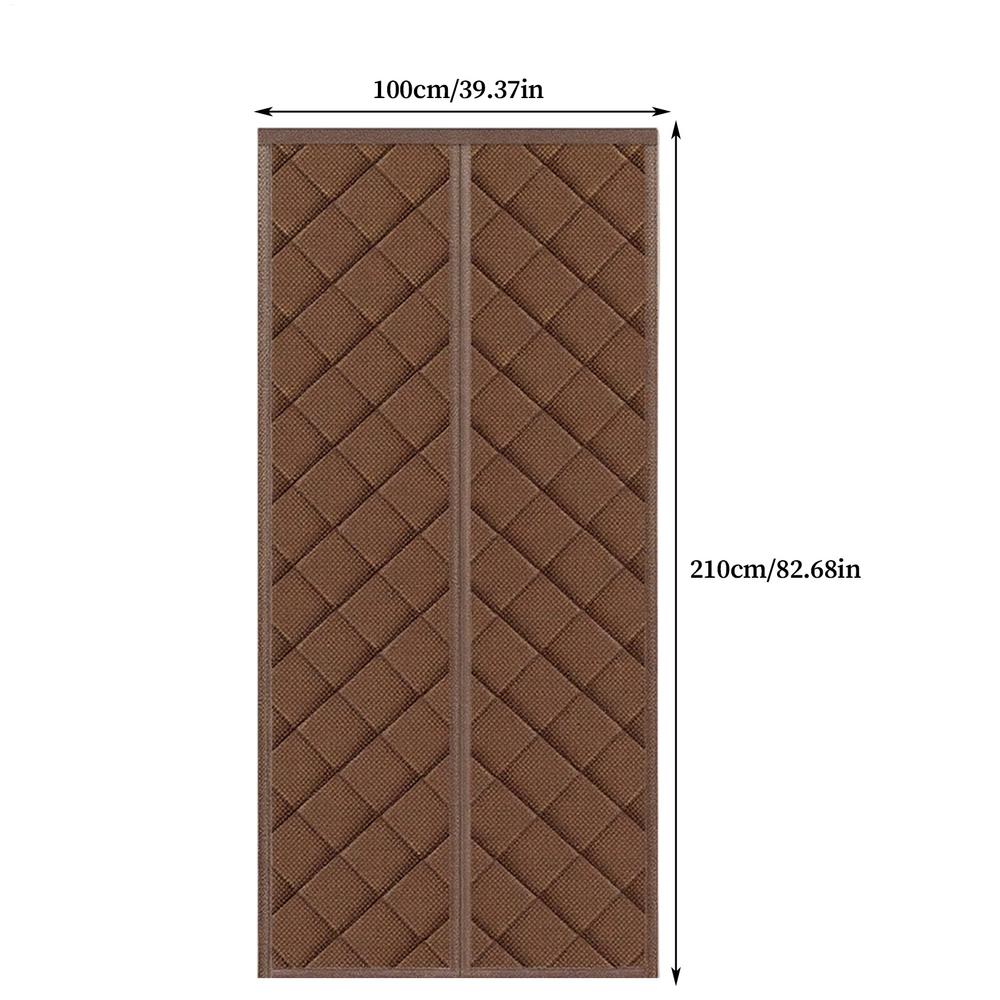Thermal Insulated Door Curtains Windproof Magnetic Magnetic Thermal Insulated Door Curtains For Kitchens Doorway Bedrooms