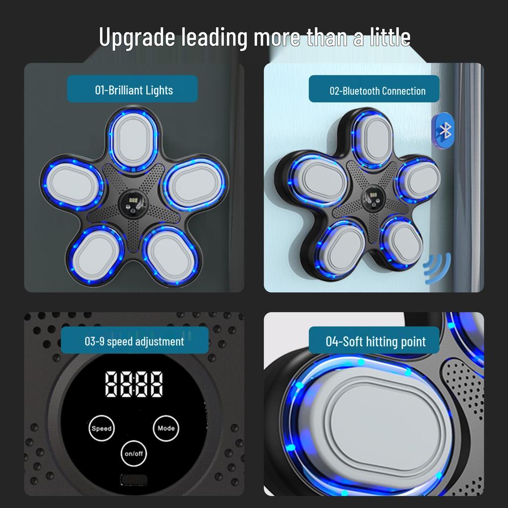 2025 Smart Bluetooth Music Boxing Target for Kids - Training & Fitness Punching Equipment Tumbler