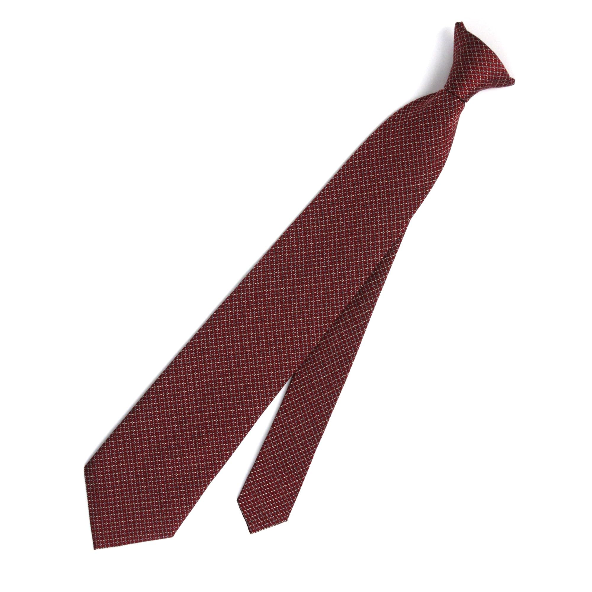 [KnotKnot] Snap Tie 1812-02 Check Pattern Red