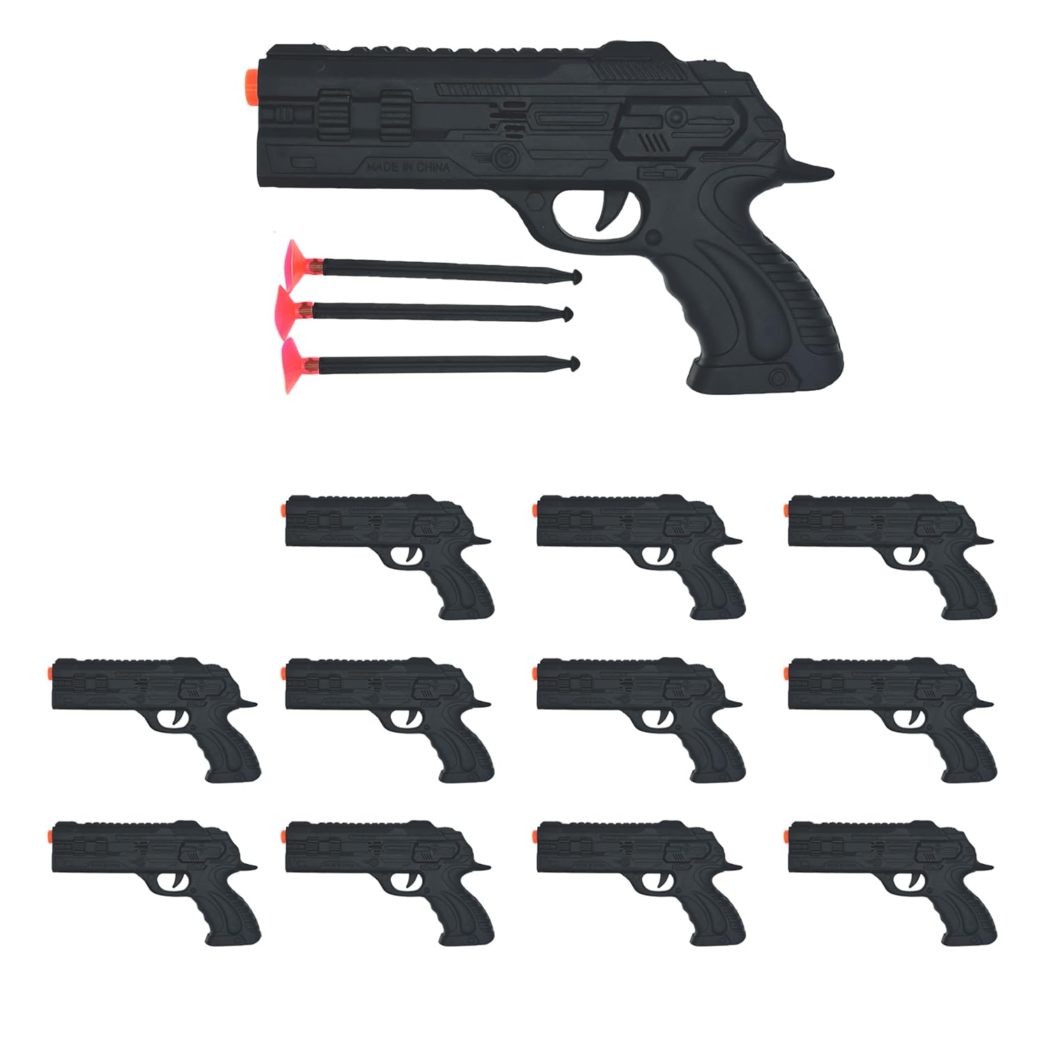 

Tatsuya Suction Cup Arrows Suction Cup Toy [Big Pistol] (12-Pack) [Festival/Event/Kids Party/Street Stall/Fair] Children s