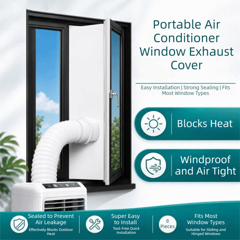 With Zip Portable Air Conditioner Seal Adhesive Fast AC Window Seal  Portable Air Conditioner