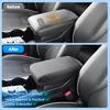 2025 2026 Sportage Center Console Cover for Kia Sportag e (LX/EX/X-Line/SX/SX Prestige/X-Pro/X-Pro Prestige), Waterproof&Comfy Leather Armrest Cover