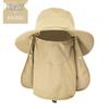 Men's Summer Fishing Bucket Hat with UV Protection and Face Covering for Outdoor Hiking