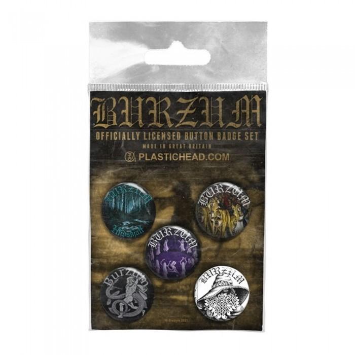 Burzum Logo Badge Set (Pack of 5)