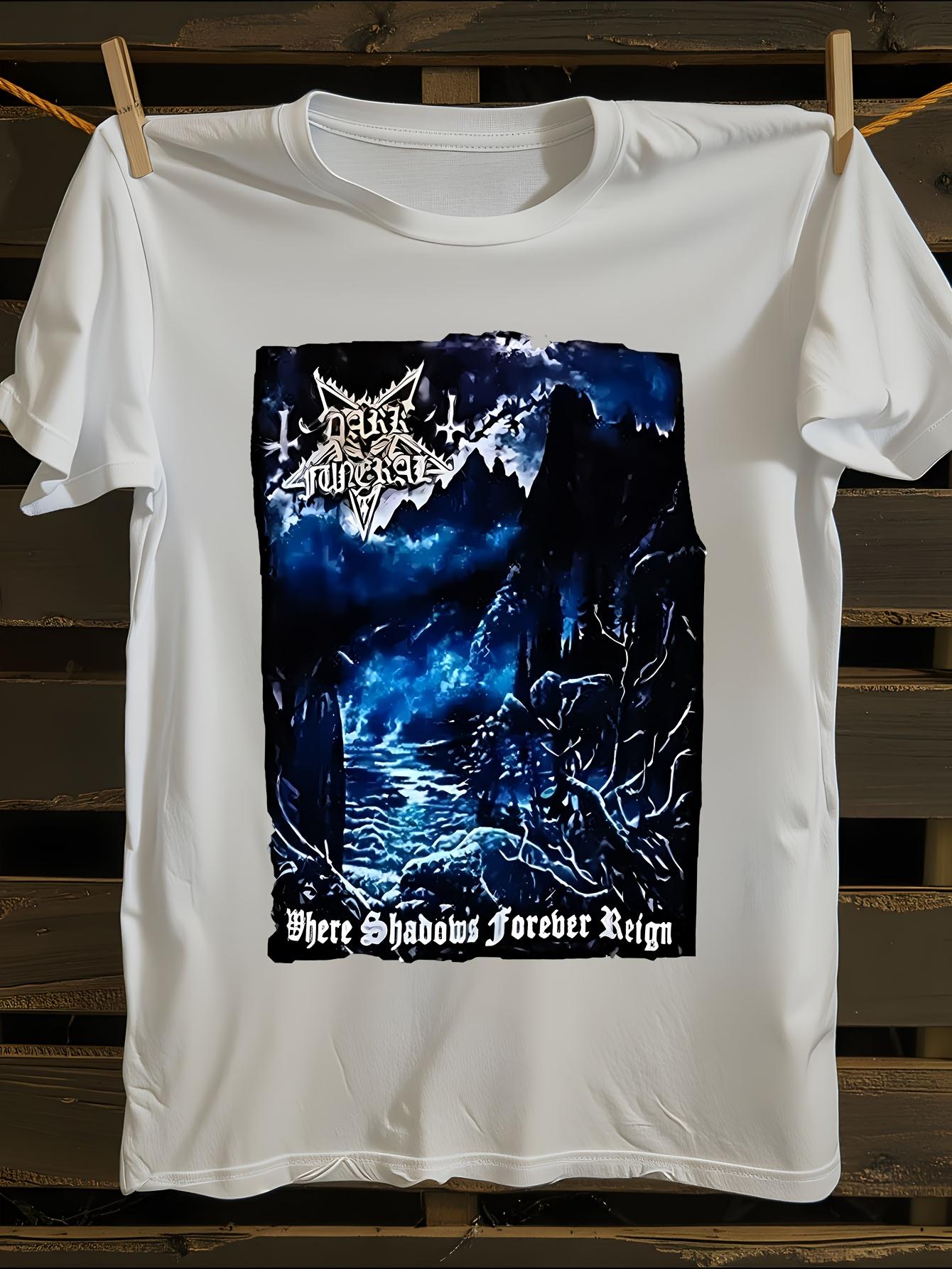 DARK FUNERALWHERE SHADOWSNEW Band Merch Black Tshirt XXXXL