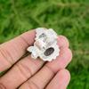 925 Sterling Silver Black Rutilated Quartz Gemstone Statement Anniversary Ring