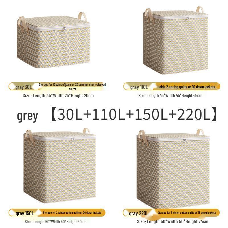 Cross-Border Non-Woven Large Capacity Quilt and Clothes Storage Bag