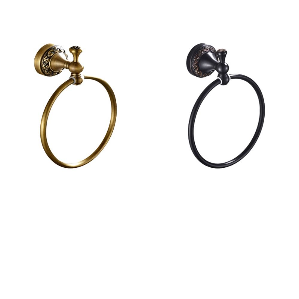 

Round Towel Ring Copper Bath Accessories Durable Hand Towel Holder Bathroom
