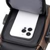Water-Repellent Chest Bag Men's Crossbody Bag Mobile Phone Bag Commuter Combination Lock Shoulder Bag