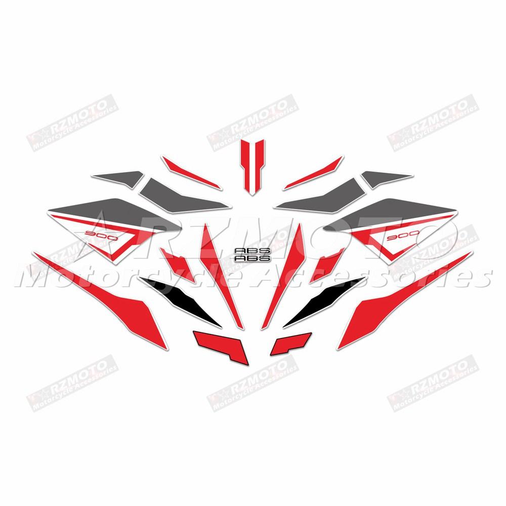 For Z900 Motorcycle Stickers Body Racing Decoration Fuel Tank Fairing Windshield Helmet Reflective Anti-Water Stickers