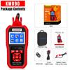 KONNWEI KW890 12V Car Battery Tester Analizer Auto Diagnostic Tool Battery Match 3 In 1 Car OBD2 Scanner Code Reader