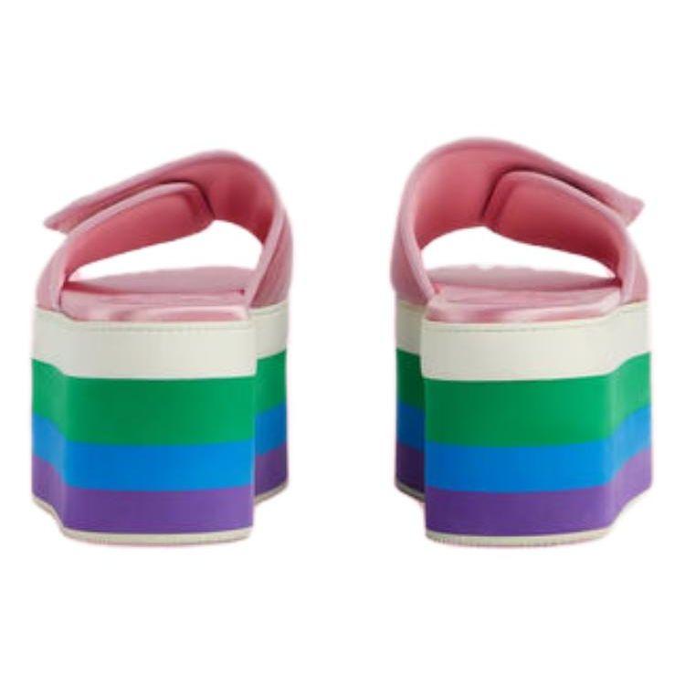 Adidas Platform Sandal Pink Silk Women Sneakers 702294-U19E0-5880