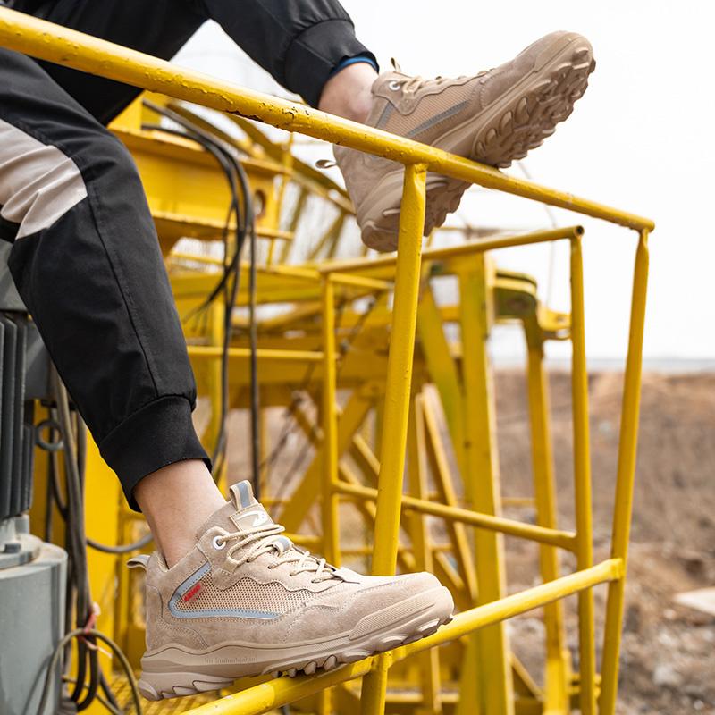 Новая мужская защитная обувь с защитой от ударов и проколов Защитная обувь с высоким — фото 14