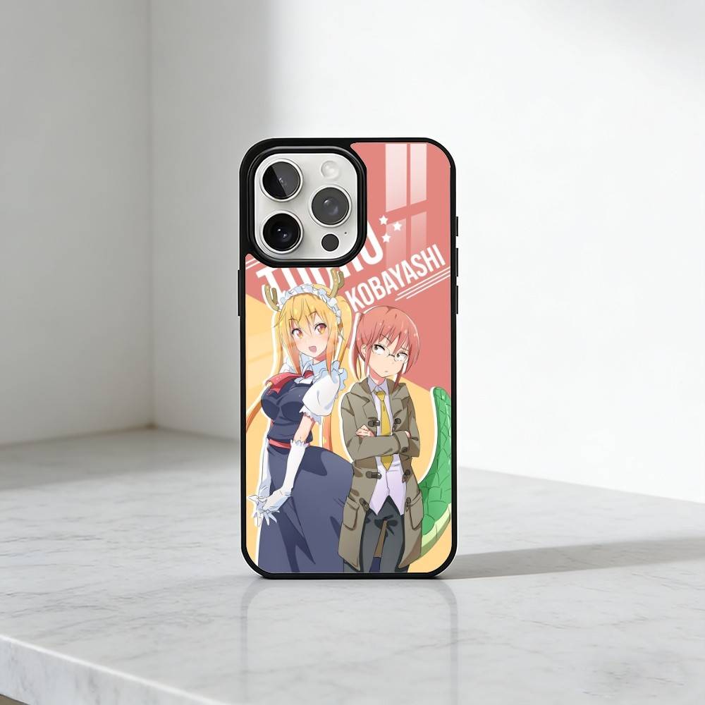 

D-Dragon M-Maid K-Kanna K-Kamui Phone Case For iPhone17,16,15,14,13 Plus,Pro Max Magnetic For Magsafe Wireless Charging iPhone13PROMAX