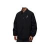 Jordan 23 Logo Polo Kołnierz Jednorzędowa Kurtka z Długim Rękawem Męskie kurtki Czarny HF9354-010