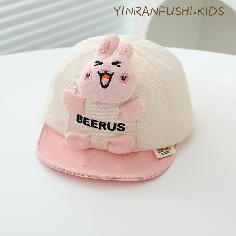 Baby Hat for Women In Spring and Autumn Thin Baby Baseball Cap Cute Cartoon Embroidered Sun Protection Baseball Cap