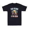 USA 250th Anniversary Eagle 1776 To 2026 Patriotic Art US Flag Men's T-Shirt