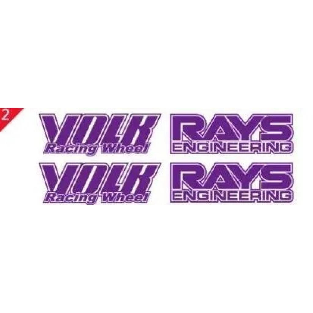 Volk Rays Autostyling Klasický Dekorativní Vinylový Ráfek Kreativní Sada Samolepek pro RAYS Volk Racing TE37 TE37 SL TE37C