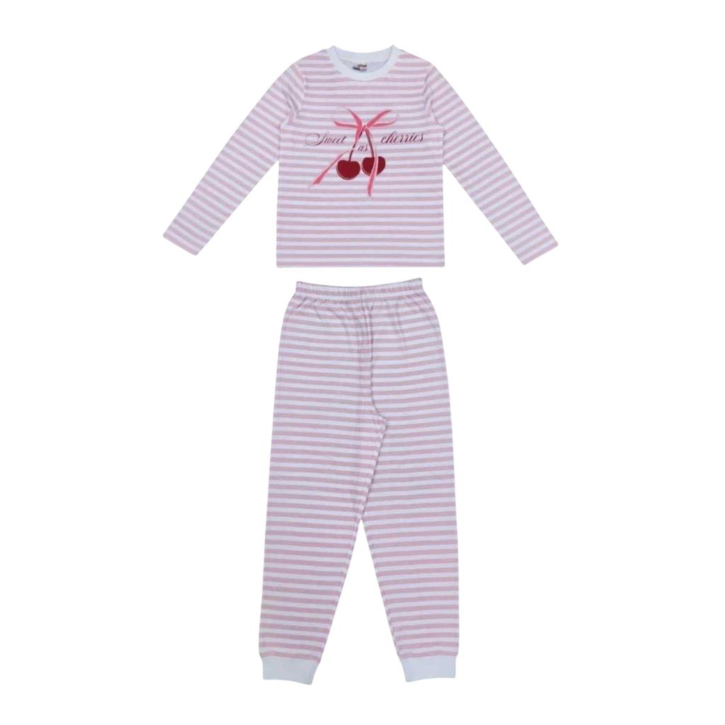 Star Childrens/Kids Striped Long Pyjama Set