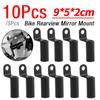 5/10Pcs Bike Phone Holder Stand Aluminum Alloy Motorcycle MTB Rearview Mirror Mount Extender Bracket Clamp Cycling Accessories