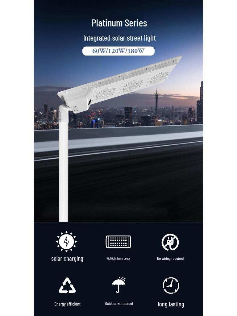 High Brightness 6M Solar Street Light for Outdoor Rural Engineering