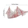 Scene Prop 180x76cm Blood Red Cloth Fabric Giant Spooky Fabric Cloth Decorative Hanging Halloween Blood Gauze Corridor