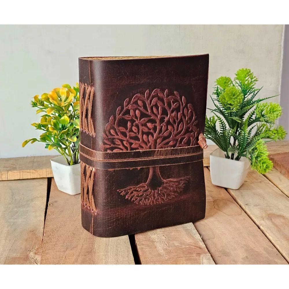 Tree of Life Leather Journal Witchcraft Journal Wiccan Pagan Handmade