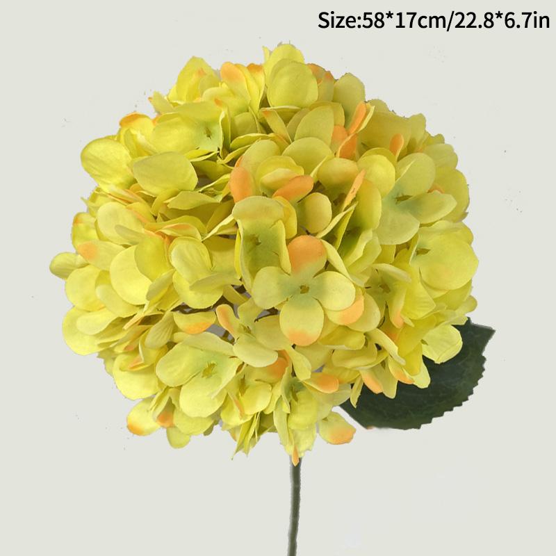 Artificial Flowers Silk Hydrangea Fake Flower Wedding Bridal Bouquet Arrangement Home Christmas Decor Hortensia Artificiales