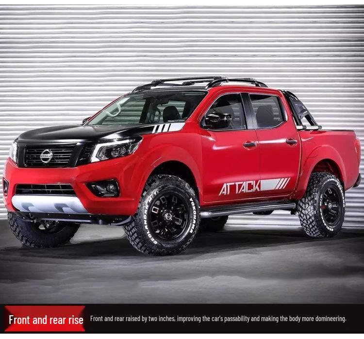 Off-road 2" zdvíhacia súprava pre prednú a zadnú nápravu pre pickup Navara NP300