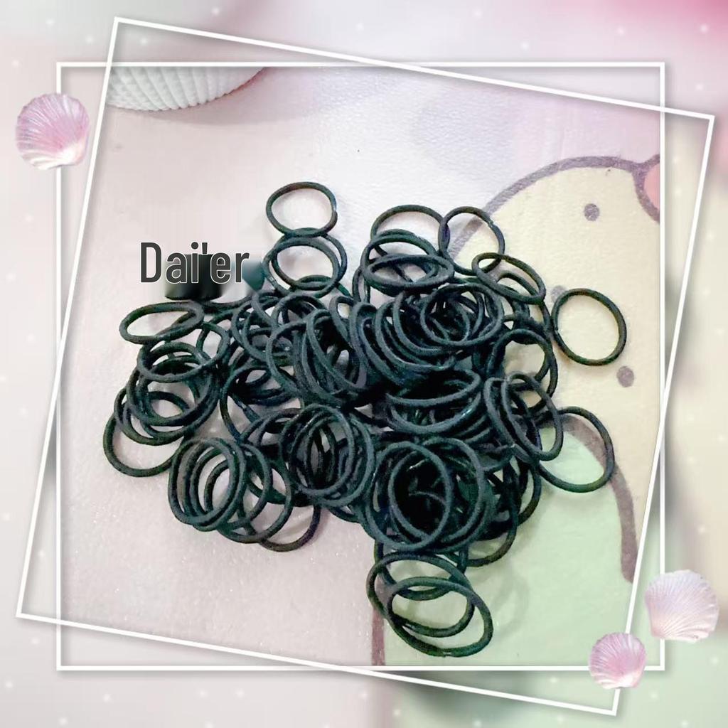 Children's Hair-Friendly Elastic Rubber Bands for Baby and Girls - Cute Small Pigtail and Thumb Hair Ties