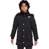 Nike Down Jacket Kids Solid Color Hooded Casual Kids Jackets Black DR5582-010