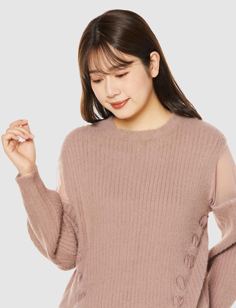 [Jill by Jill Stuart] Lace Down Rib Knit