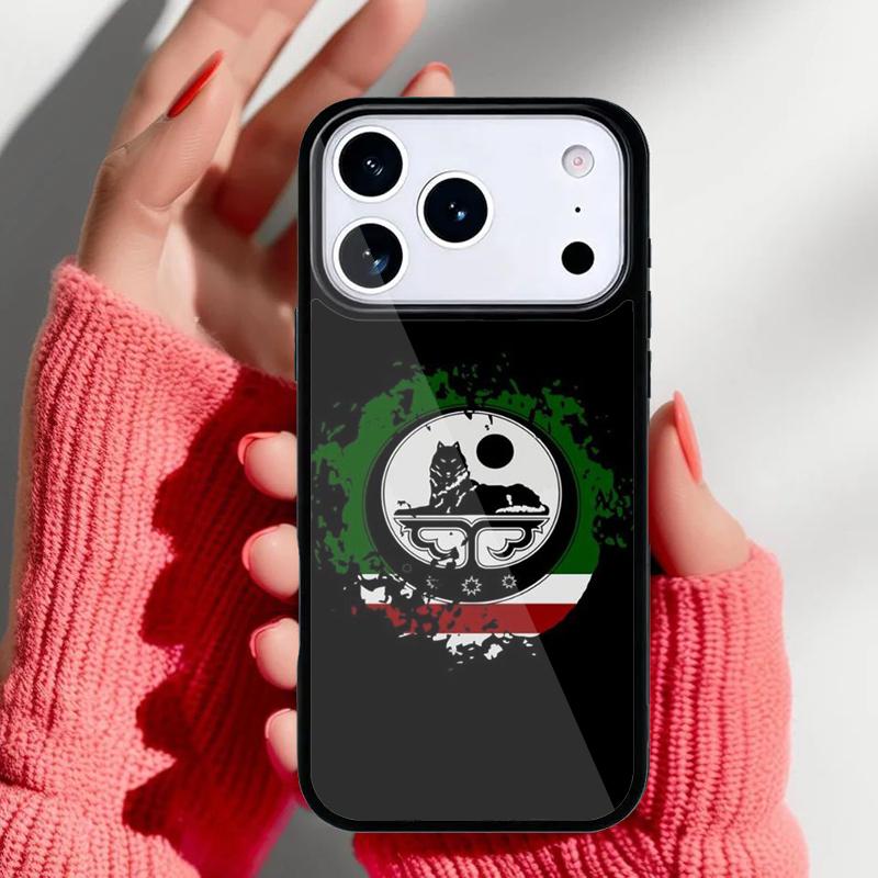 Chechen Chechnya Flag Phone Case for iPhone 17 16 15 14 13 Pro Max Back Cover for 12 11 Pro Coque