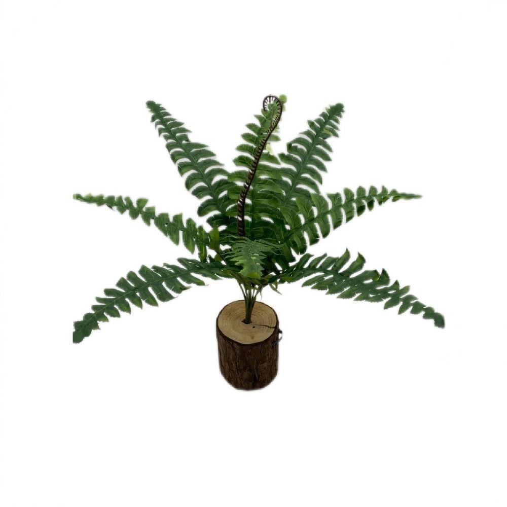 Realistic Fake Fern Plant Real Touch Artificial Palm Tree Balcony Decoration