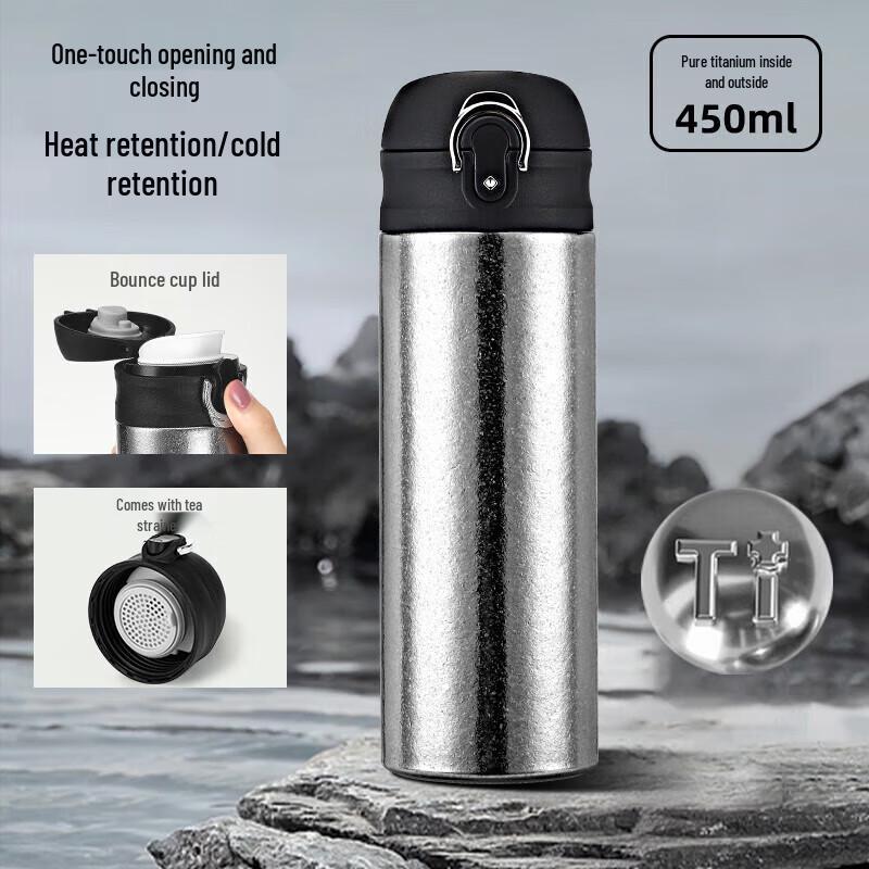 

One Drop Water Pure Titanium Insulated Water Bottle