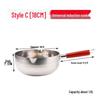 Japanese Aluminum Non-stick Yukihira Nabe Pot for Cooking Noodles, Soup, Rice, Mala Tang, and Sugar Painting - Small Size, In Stock