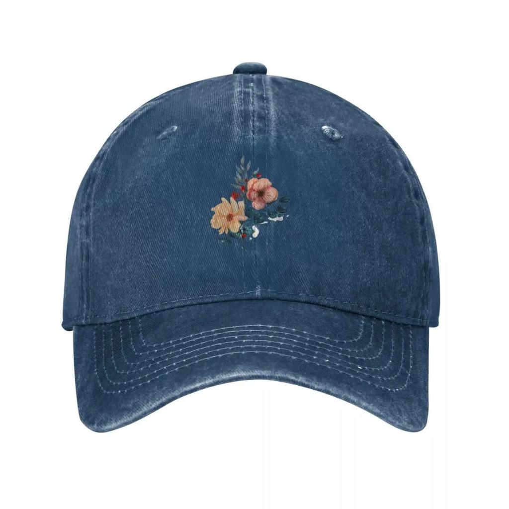 Vintage Florals Baseball Cap Birthday New In The Hat Kids Hat Golf Hat Unisex Womens Hats  Unisexs