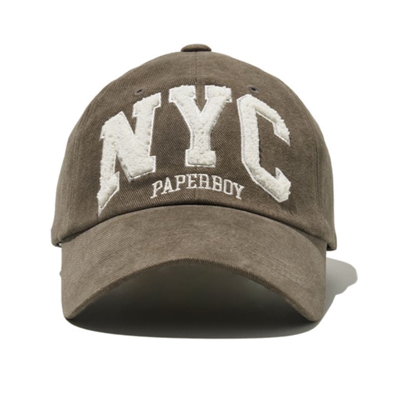 

PAPERBOY New York City Ball Cap [BROWN] BLUE-GREEN