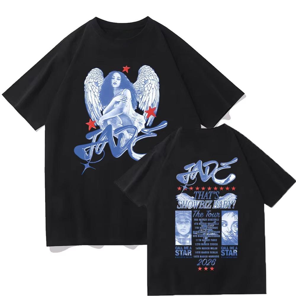 ThatS Showbiz Baby Tour 2026 T-shirt con data Jade Thirlwall T-shirt Estive Cotone Alta Qualità Nuova Punk Abbigliamento Top Unisex